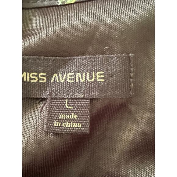 Miss Avenue Black with Lemons Short Set NEW size Large - Picture 6 of 13